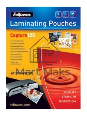 Пленка для ламинирования Fellowes, 125 мкм, Credit Card (54х86 мм), 100 шт., глянцевая (FS-53063)