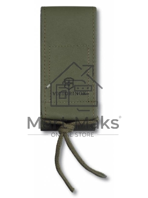 Чехол из иск.кожи Victorinox Leather Imitation Pouch (4.0822.4) зеленый с застежкой на липучке без упаковки