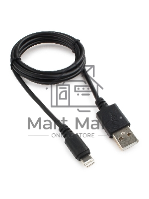 Кабель USB Cablexpert CC-USB-AP2MBP AM/Apple, для iPhone5/6 Lightning, 1м, черный, пакет