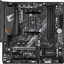 Материнская плата Gigabyte B550M AORUS ELITE, AM4, AMD B550, 4xDDR4, 4xSATA, 2xM.2, 1xPCI-E 4.0 x16, 1xPCI-E 3.0 x4, 1xPCI-E x1, 1xHDMI, 1xDVI-D, 1x 1Gb LAN, 4xUSB-A 2.0, 4xUSB-A 3.2 Gen 1, 3x3.5 мм, 7.1, Micro-ATX