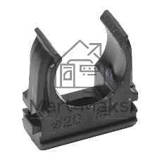 Держатель d20mm IEK CTA10D-CF20-K02-100-PCS (упак.:100шт) черный