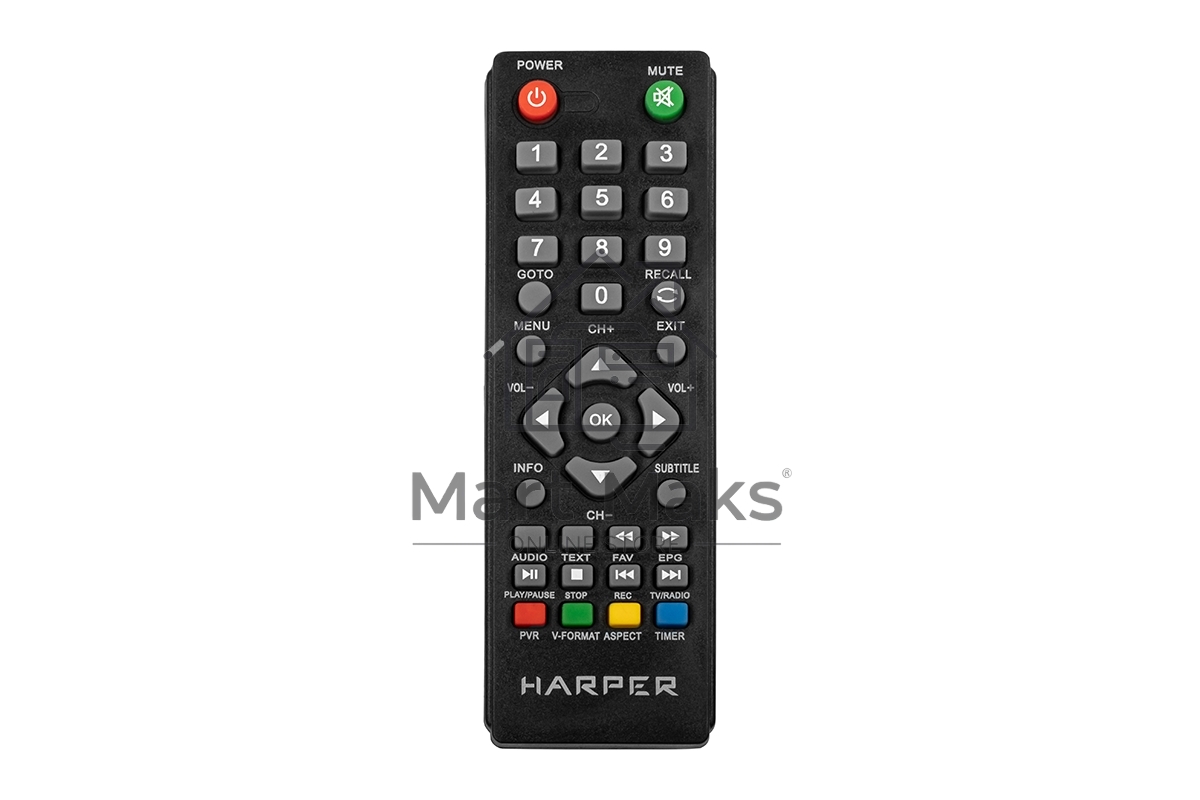 Ресивер DVB-T2 Harper HDT2-1514,черный