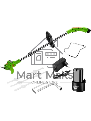 Триммер электрический Deko DKTR12 аккум. 300Вт реж.эл.:нож