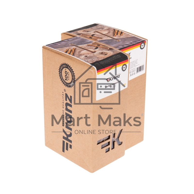 Шуруп по бетону KRANZ 7.5х152, короб (100 шт./уп.)