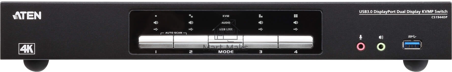 Переключатель-KVM USB 4PORT DUAL-DP CS1944DP-AT-G ATEN