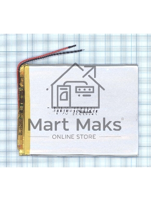 Аккумулятор Li-Pol (батарея) 3.5x95x117мм 2pin 3.7V/5000mAh