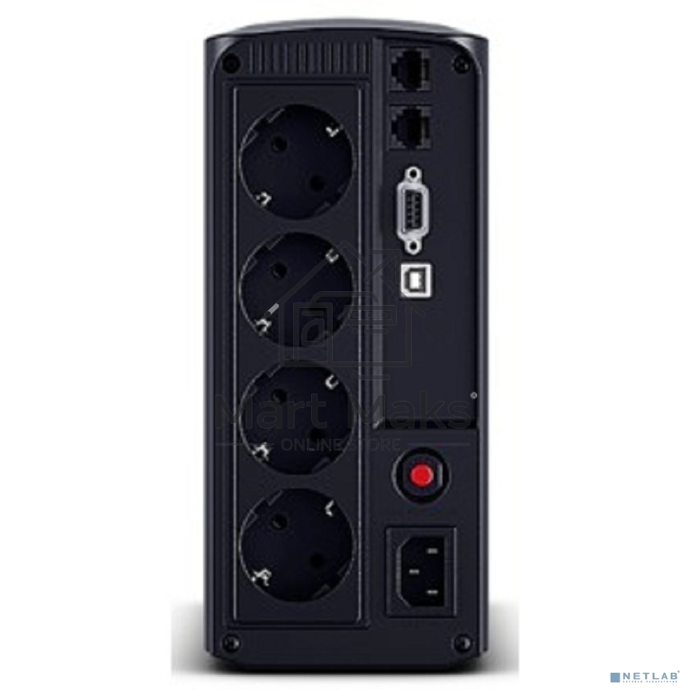 Источник бесперебойного питания CyberPower VP700ELCD Line-Interactive 700VA/390W USB/RS-232/RJ11/45 (4 EURO)