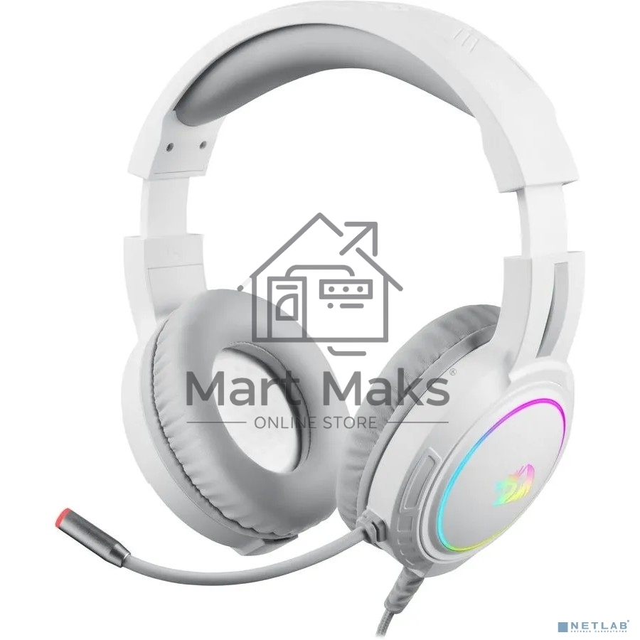 Гарнитура игровая Defender Mento RGB 3.5мм белый