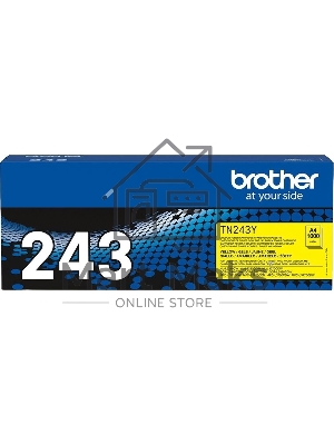 Картридж лазерный Brother TN243Y желтый (1000стр.) для Brother DCP-9010 HL-3040/3050/3070 MFC-9010/9120/9320