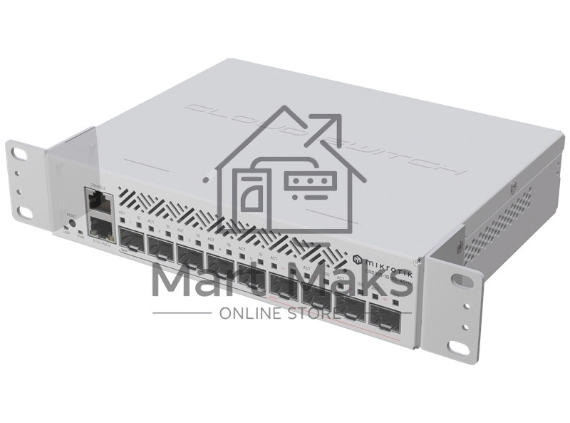 Стоечный крепёж MikroTik RMK-2/10 - 1U rack mount kit
