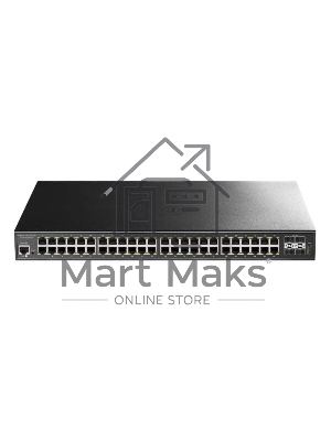 Коммутатор 48-Port Layer 2 Managed Gigabit PoE++ Switch with 4 10G SFP ports 720W