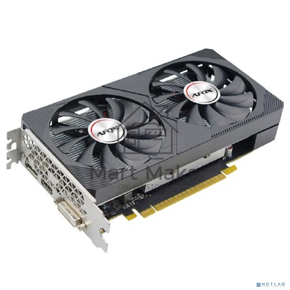Видеокарта VGA AFOX NVIDIA GeForce GTX 1650 SUPER 4G 4Gb, GDDR6/128-bit, PCIe 3.0, 1xHDMI 2.0, 1xDVI-D, 1xDP, 2-slot