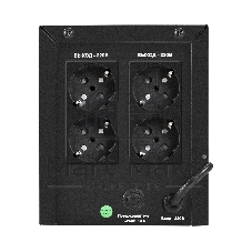 Источник бесперебойного питания ExeGate SpecialPro UNB-1000.LED.AVR.4SH (1000VA/700W, LED, AVR, 4*Schuko, батарея 12V 7.2Ah - 2 шт., металлический корпус, Black)