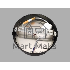 Потолочный светодиодный светильник Ambrella light FV5513 BK черный LED 15W 3000K D120*58 (Без ПДУ)