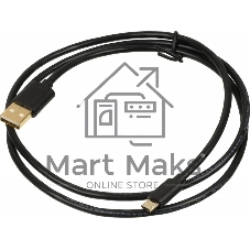 Кабель USB2.0 2A Square Connector USB A (m)/micro USB B (m) 1м Позолоченные контакты