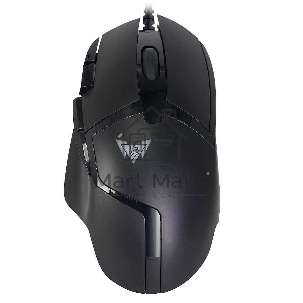 Мышь проводная Crown CMGM-901 черный, 4800 dpi, USB, кнопки - 8