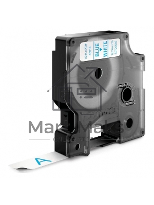 Картридж ленточный Dymo D1 S0720540 белый/синий для Dymo