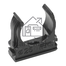 Держатель d25mm IEK CTA10D-CF25-K02-100-PCS (упак.:100шт) черный