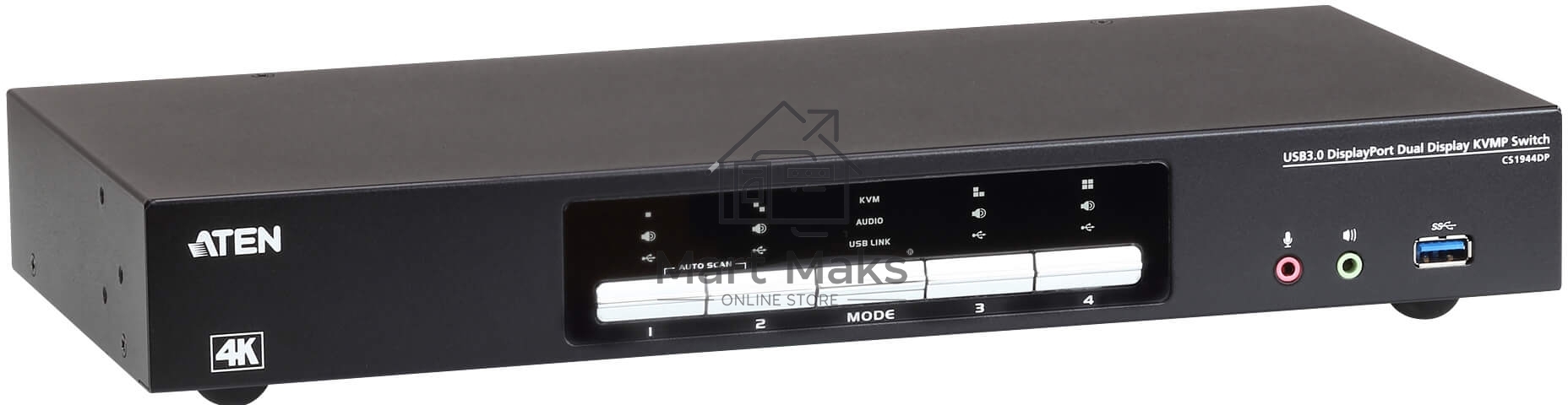 Переключатель-KVM USB 4PORT DUAL-DP CS1944DP-AT-G ATEN