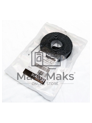 Лента (липучка) Hyperline WASNR-5x25-BK в рулоне, ширина 25 мм, длина 5 м, черная