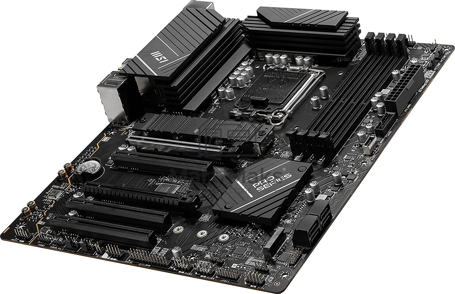 Материнская плата MSI PRO B760-P WIFI DDR4, LGA 1700, Intel B760, 4xDDR4, 4xSATA, 2xM.2, 1xPCIe 4.0 x16, 1xPCIe 4.0 x4, 3xPCIe 3.0 x1, 1xHDMI, 1xDP, 1xRJ45 2.5Gb, Wi-Fi 6E, Bluetooth 5.3, 1xUSB-C 3.2 Gen 2, 2xUSB-A 3.2 Gen 2, 4xUSB-A 2.0, 5x3.5мм, TOSLINK