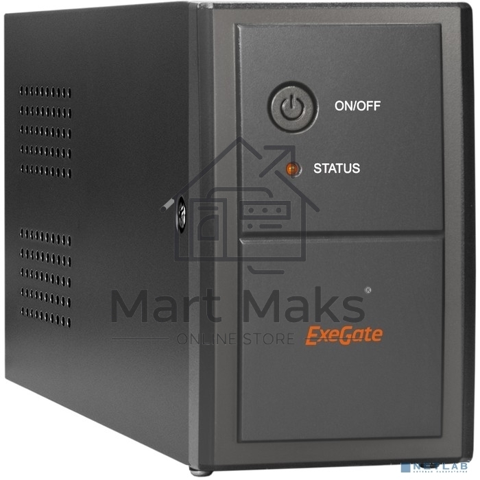 Источник бесперебойного питания ExeGate EP285473RUS Power Back BNB-850.LED.AVR.C13.RJ <850VA/480W, LED, AVR,4*IEC-C13, RJ45/11, Black>