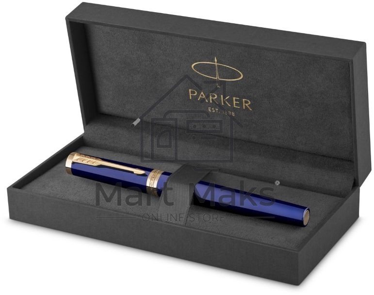 Ручка перьевая Parker Ingenuity Core F570 (2182009) Blue GT F сталь нержавеющая, подарочная коробка