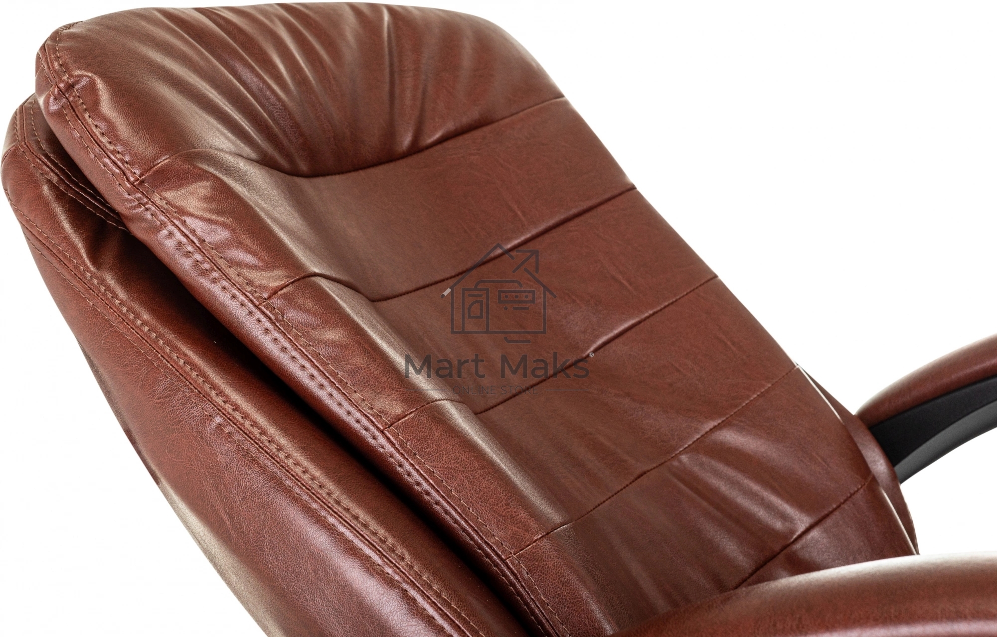 Кресло руководителя Бюрократ T-9950MSG-F/BROWN-PU
