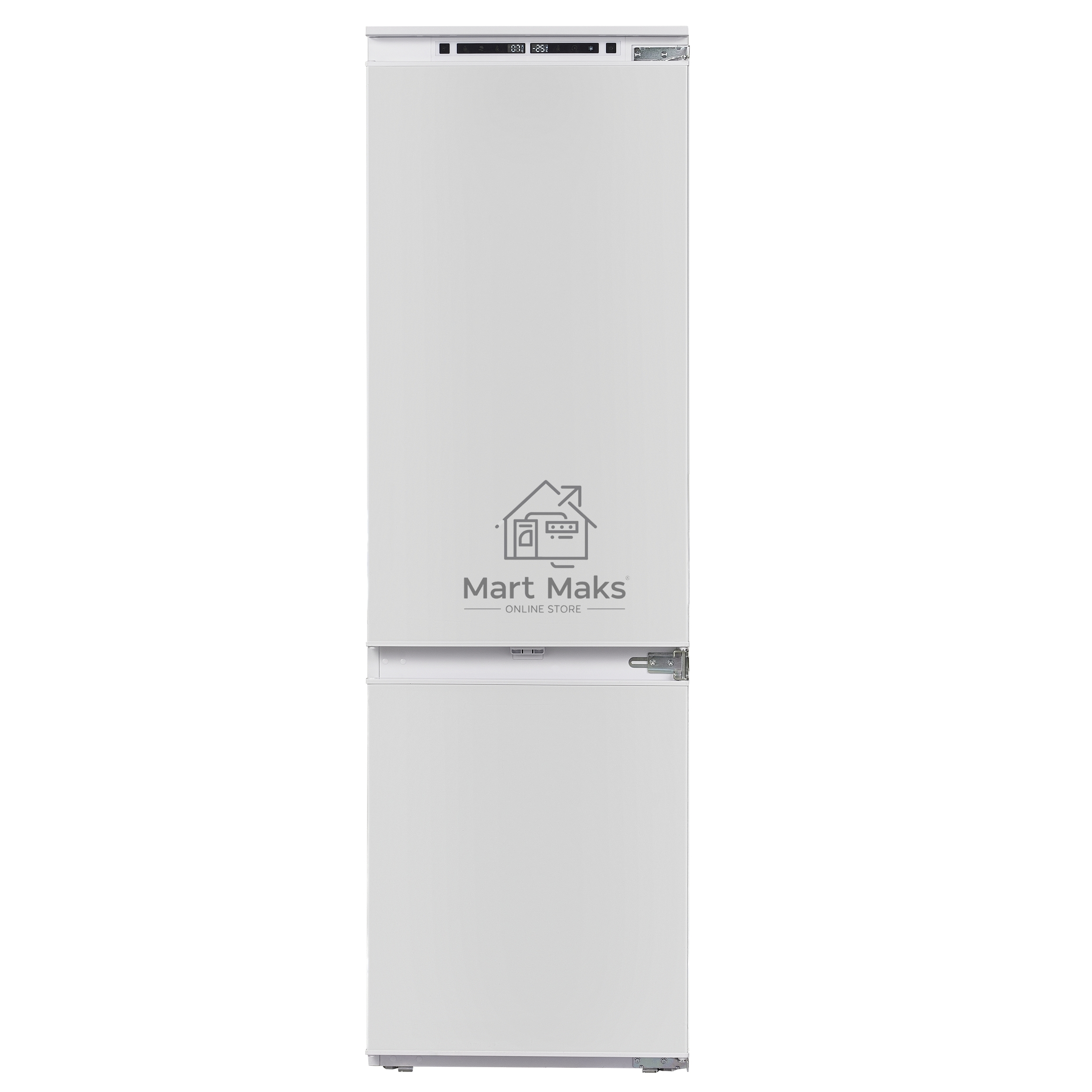 Встраиваемый холодильник Maunfeld MBF177NFFWGR Inverter белый двухкамерный 194/57 л морозилка снизу, NoFrost