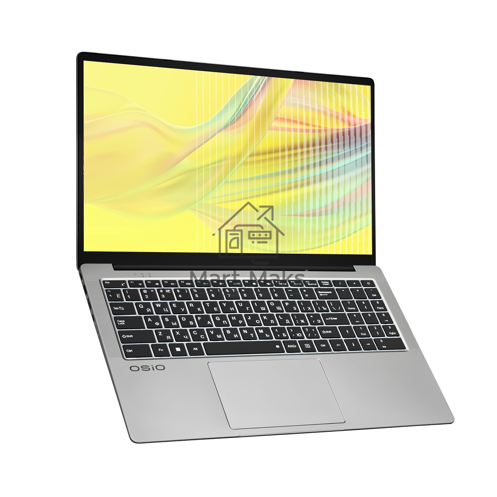 Ноутбук Osio FocusLine F160a-008 серый Ryzen 7 5700U 16Gb SSD512Gb 16.1