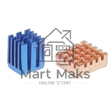 Набор радиаторов ACD RA207 Golden + Blue Heat Sink setfor Raspberry Pi 3