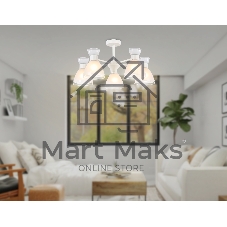 Светильник Ambrella light TR3179/5 WH белый E27/5 max 40W D570*280