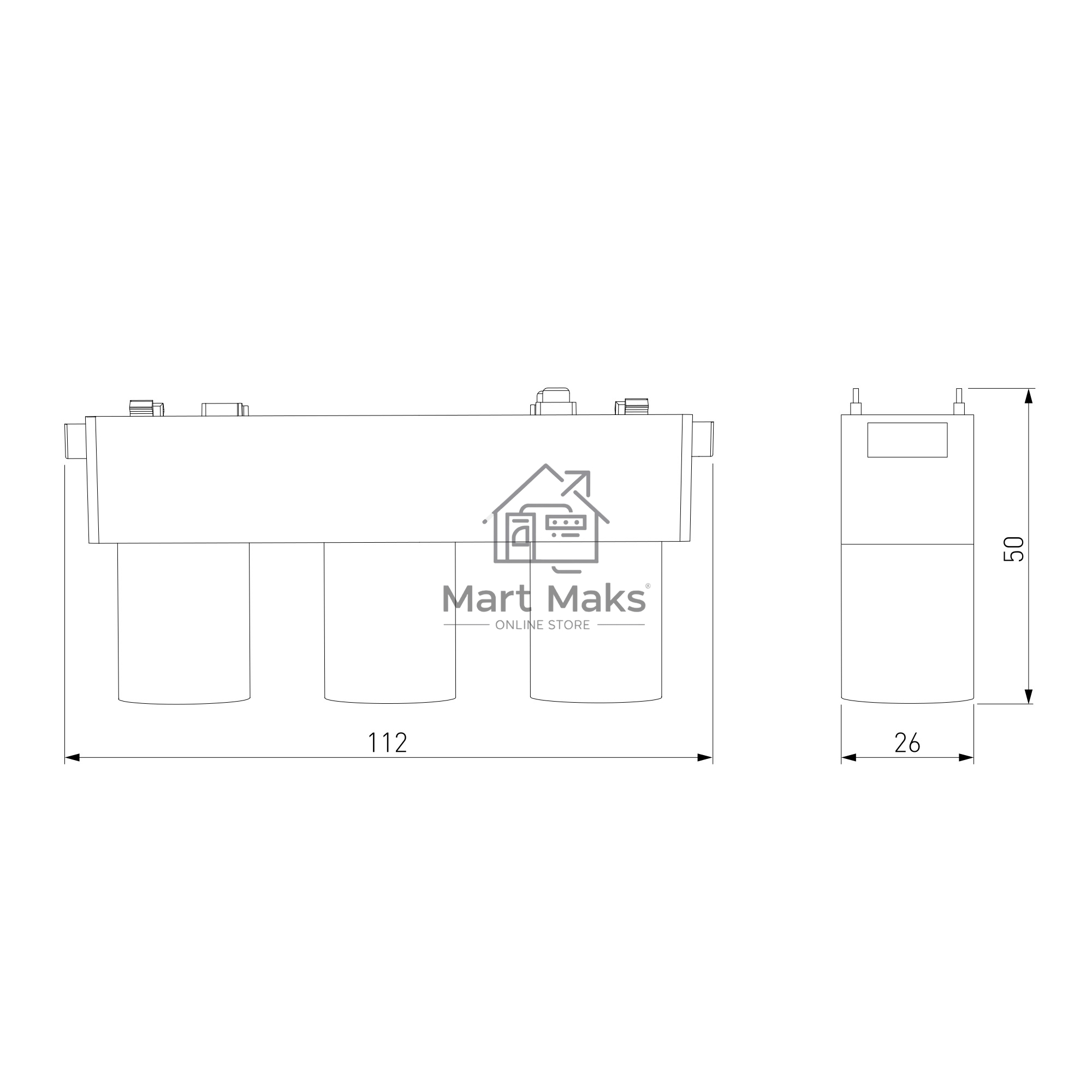 Трековый светильник Flat Magnetic 6W 4000K Tillie (чёрный) 85094/01