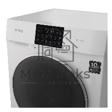 Стиральная машина KORTING KWD 60DV107 белый, загрузка фронтальная 10 кг, 1200 об/мин, класс B