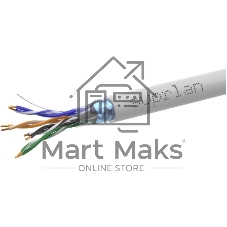 Кабель сетевой информационный Suprlan Premium 01-1032-1 кат.5E FTP 4 пары 24AWG LSZH внутренний 305м серый