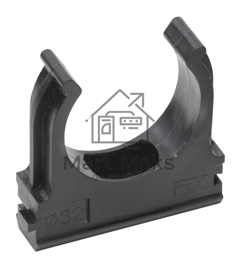 Держатель d32мм IEK CTA10D-CF32-K02-050-PCS (упак.:50шт) черный
