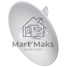 Точка доступа Ubiquiti ISP PBE-M2-400 10/100BASE-TX компл.:параболический отражатель/антенна/крепления/адаптер белый