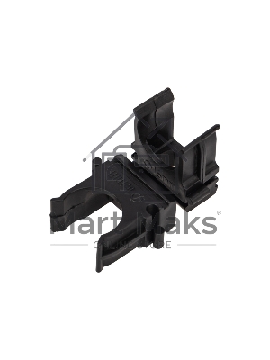 Крепеж-клипса для трубы ø 16 мм черная (10 шт./уп.) Rexant