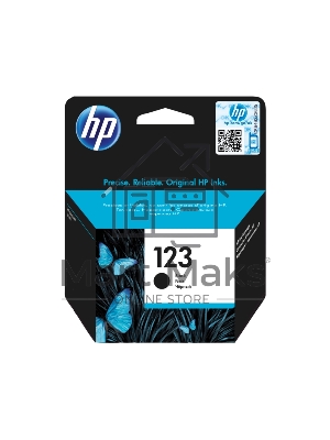 Картридж струйный HP 123 (F6V17AE) черный, 120 стр., для DeskJet 2130