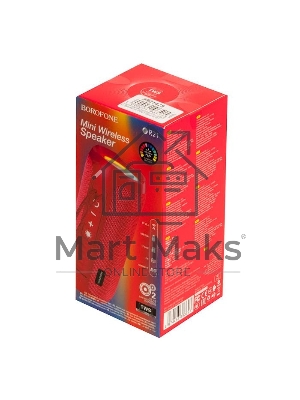 Портативная колонка bluetooth Borofone BR21 Sports BT speaker, красный