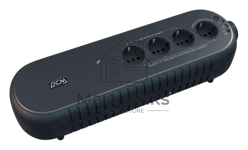 Источник бесперебойного питания Powercom WOW 500U 250Вт 500ВА черный