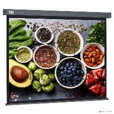 Экран Cactus 150x150 см Wallscreen CS-PSW-150X150-SG 1:1 настенно-потолочный рулонный серый