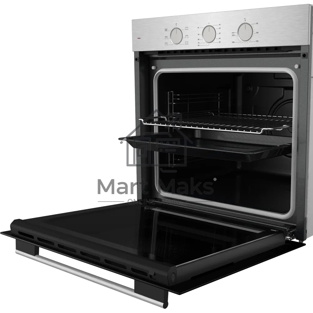 Электрический духовой шкаф Kuppersberg HF 603 BX 60 см, 80 л, High-Tech, 6 режимов, паровая очистка, черный + нерж. сталь