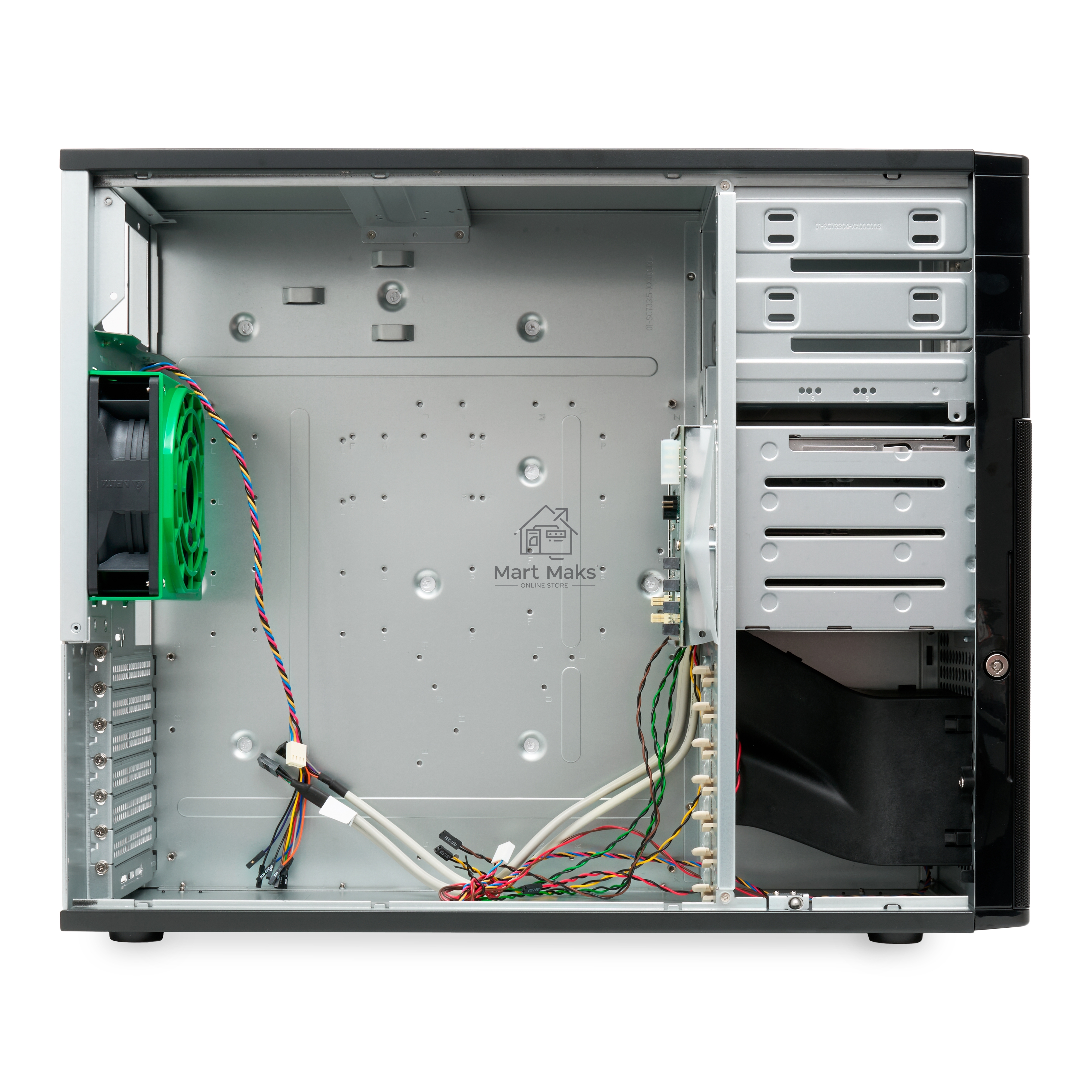Серверный корпус 4-trays Workstation Chassis 2 x 5.25
