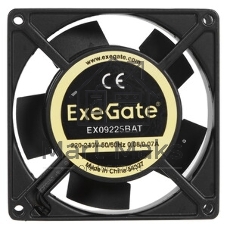 Вентилятор для корпуса ExeGate EX09225BAT черный, 92 мм, 2500 об/мин, 32 дБ