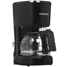 Кофеварка капельная Starwind STD0610 черный, исп. кофе - молотый, 0.6 л, 600 Вт.