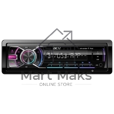 Автомагнитола ACV AVS-601UBM, 1 DIN, Bluetooth, USB Type-A, AUX, пульт ДУ