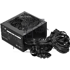 Блок питания Digma ATX DPSU-650W, 650Вт, 120мм, немодульный, черный