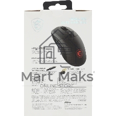 Мышь беспроводная/проводная MSI Versa 300 Elite черный, 26000 dpi, радиоканал, Bluetooth, USB, кнопки - 6