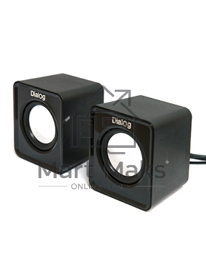 Акустическая система Dialog Colibri AC-02UP черный акустические колонки 2.0, 5W RMS, питание от USB